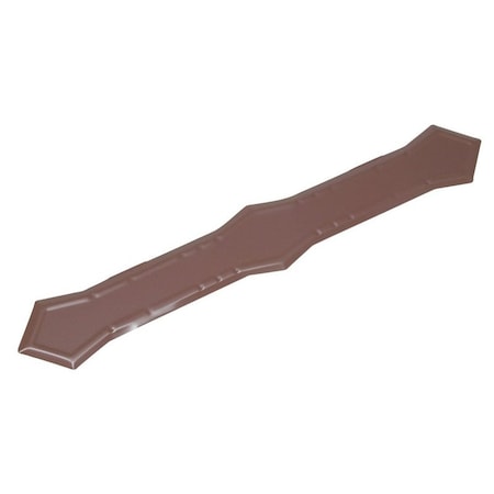 Amerimax Home Products Amerimax 0.25 in. H X 2 in. W X 13.5 in. L Brown Aluminum K Downspout Strap 250291950